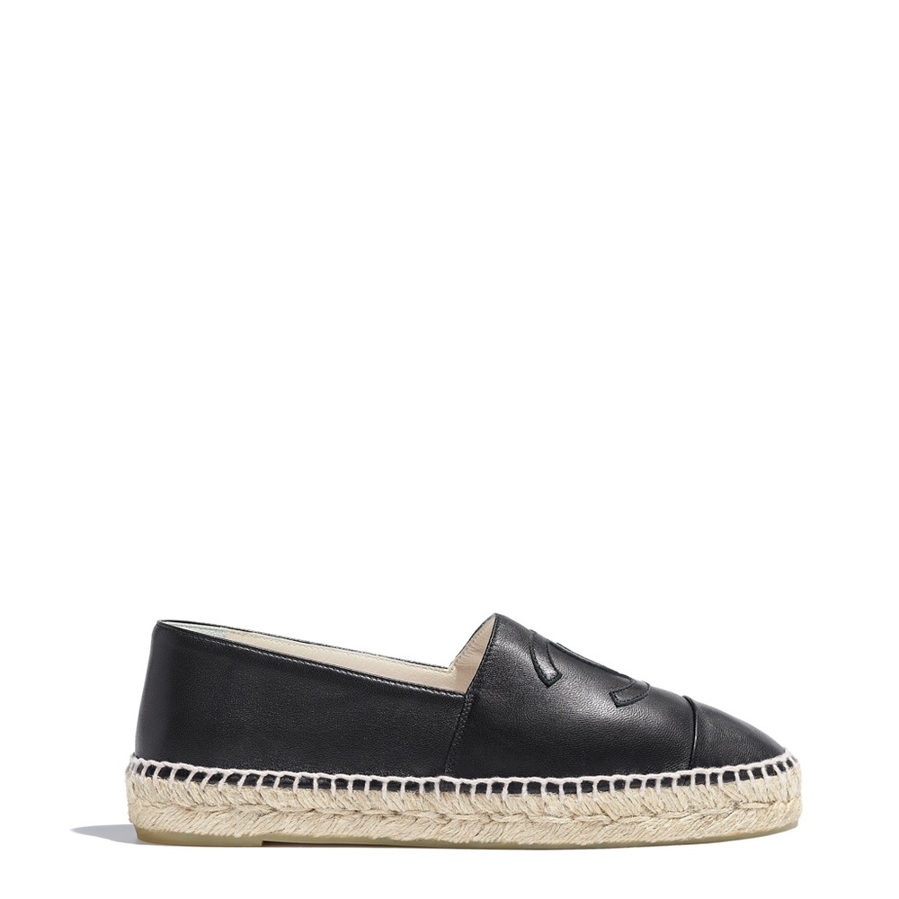 Chanel Espadrilles Sz 38 Black 🖤 - Picture 2 of 7